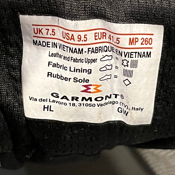 Garmont Mystic Brown Suede and Teal Gore-Tex Hiking Boots - Picture 12 of 12